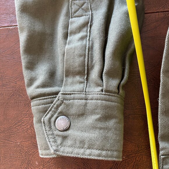 Duluth Trading Co Men's Fire Hose Flannel-Lined Shirt Jacket Jac - Picture 6 of 7